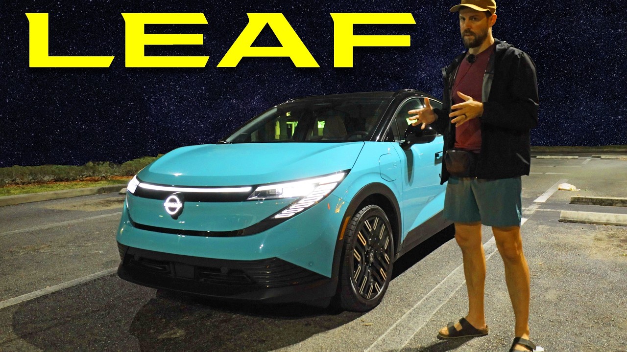 The 2026 Nissan LEAF at night is Spectacular - Here's why