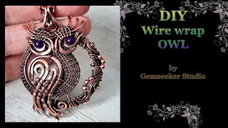 Transform Wire into Art: Learn how to make a Unique Owl Pendant. Intermediate. Net Worth