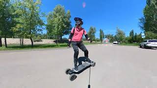 Evolve Gtr Ride Lipetsk, Russia Городской Пляж Липецка Электроскейт