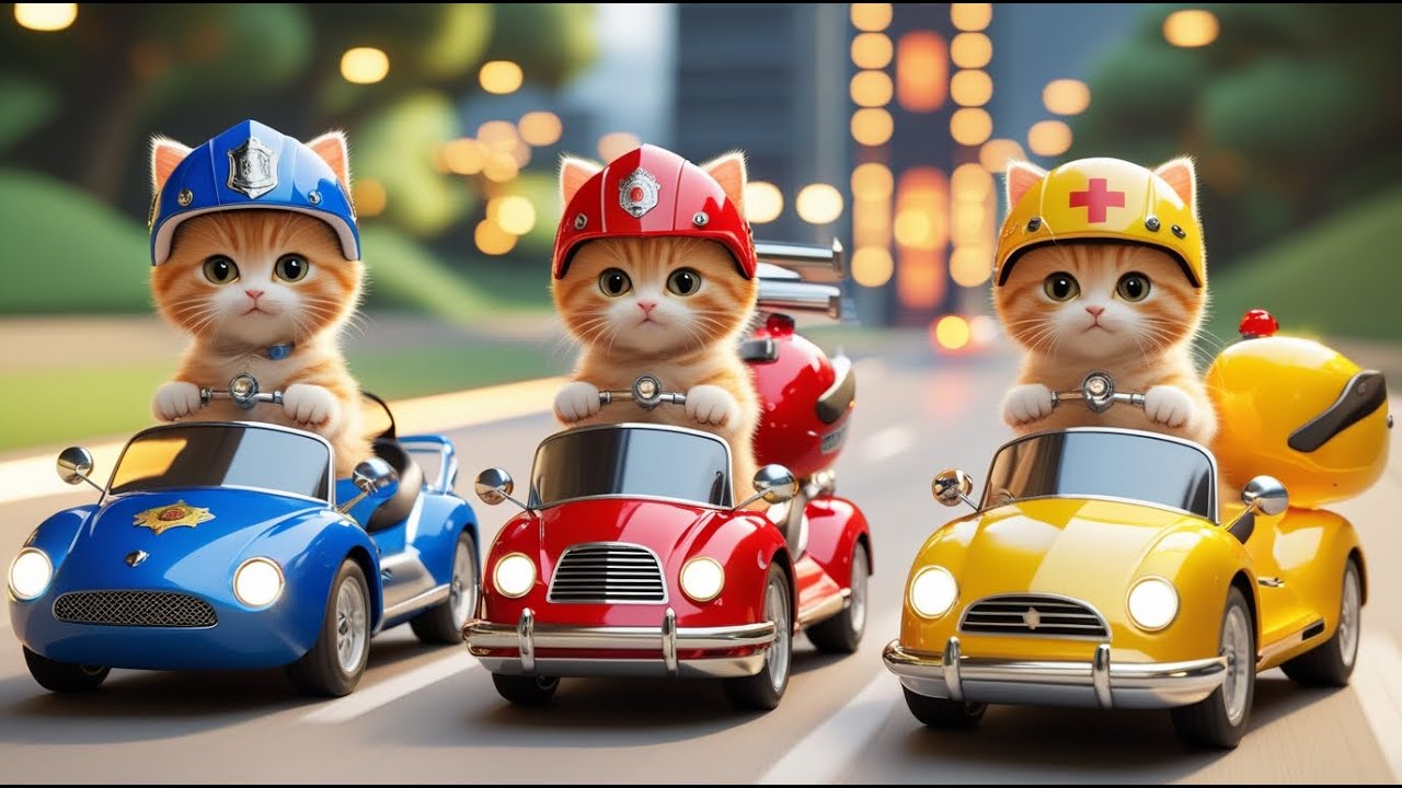 Mama Cat Trims Fur on the Farm and Makes Tiger Hat For Kittens At Home🐾🎩🐯