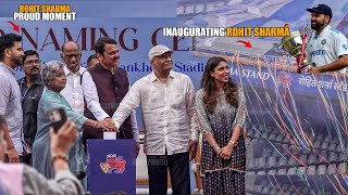 Details Proud Moment | Rohit Sharma Stand Inaugurated by His Parents at Wankhede Stadium Guide
