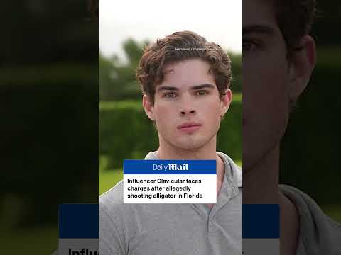 Influencer Clavicular charged for shooting alligator in Florida