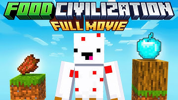 Minecraft But I Survive In FOOD CIVILIZATION [FULL MOVIE]