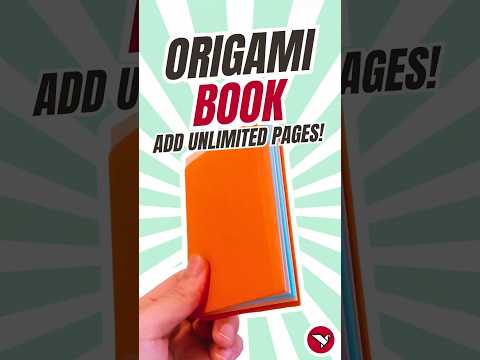 Make an Expandable Origami Book with A4 Paper! (INFINITY PAGES) - DIY Papercraft Tutorial