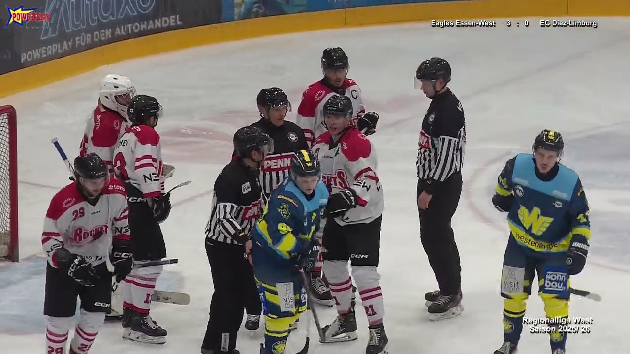 2026 02 27 EHL NRW Playoff HF SP1 Eagles Essen West vs  EG Diez Limburg Rockets