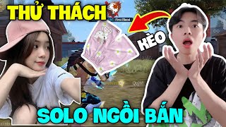 Phước Lộc Thử Thách Bé Quỳnh FF Solo Ngồi Bắn 