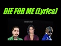 Post Malone ft. Halsey and Future - Die For Me (Lyrics)
