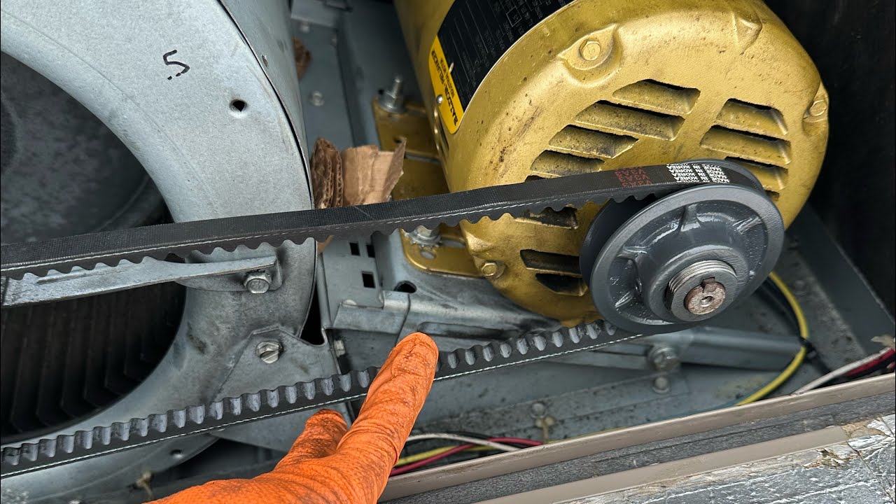 How to replace a hvac blower motor pulley/sheave YouTube