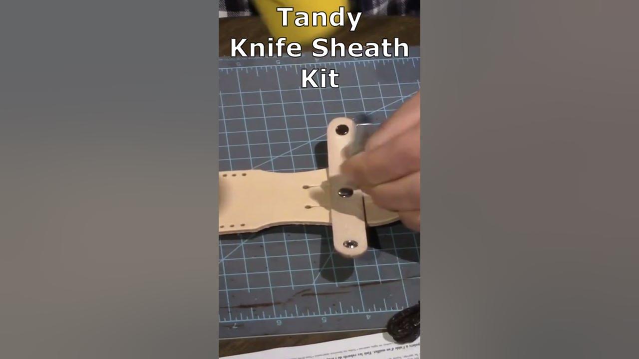Tandy Knife Sheath Kit Full Video https//youtu.be/QkZkGhi5A YouTube