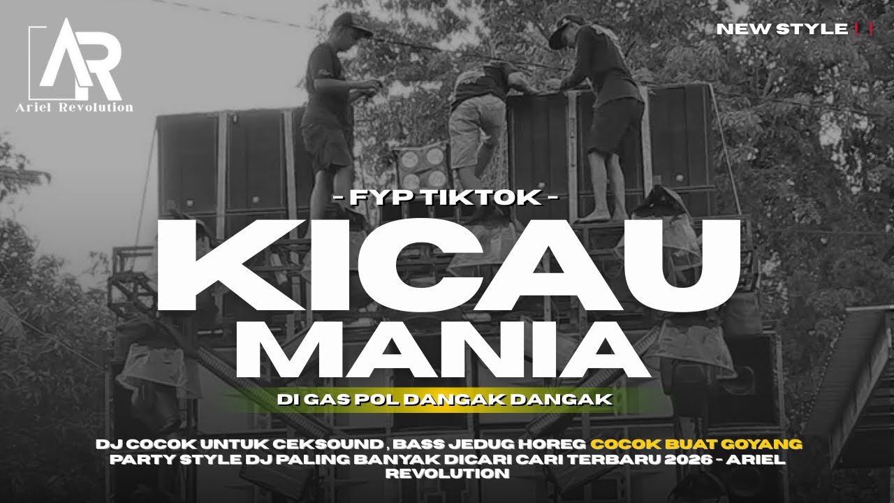 DJ KICAU MANIA DI GAS POL DANGAK DANGAK STYLE JEDAG JEDUG PARTY MENGKANE | ARIEL REVOLUTION