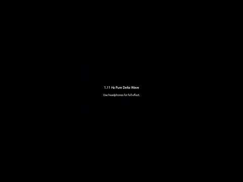 Mira Binaural Beats for Deep Sleep | 1.11Hz Pure Delta Wave | 1 Minute Loop en YouTube