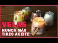 VELA ECOLÓGICA DE ACEITE RECICLADO - dura una semana!