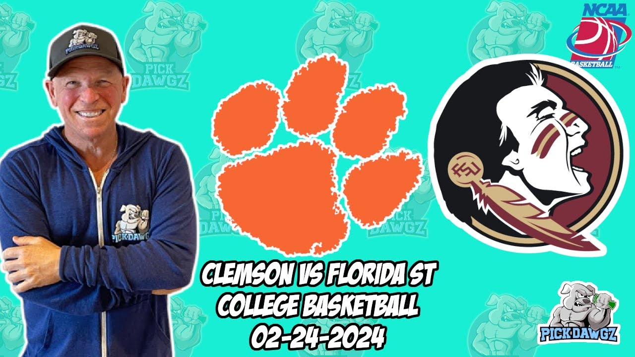 Clemson vs Florida State 2/24/24 Free College Basketball Picks and ...