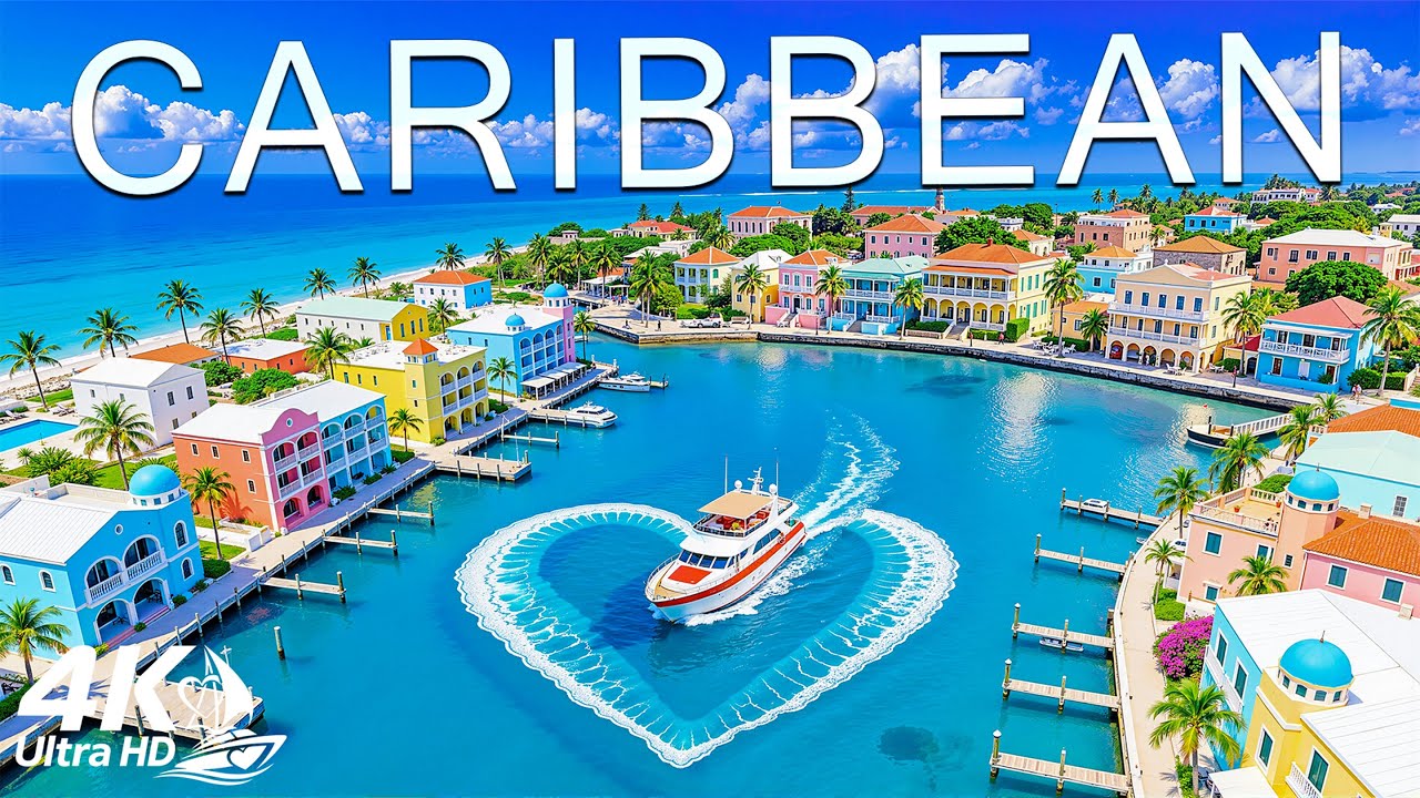 Caribbean 4K 🌴 The Exotic Paradise: Tropical Islands & Yacht Life | Vocal Deep House 2026