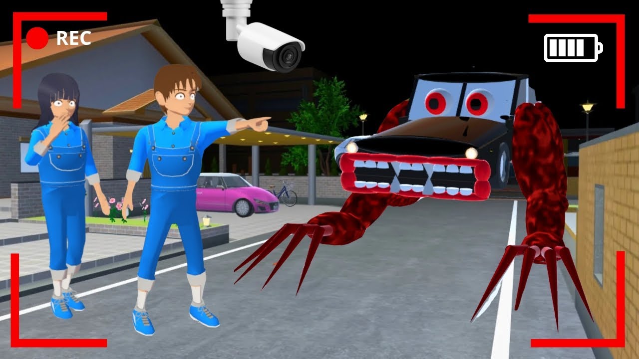 Yuta Mio Panik CCTV Merekam POLICE EATER Di Depan Rumah 😱| Sakura School Simulator