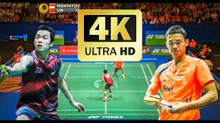 [4K50FPS]  Lin Dan vs Taufik Hidayat  2012 All England Open  [Remastered]