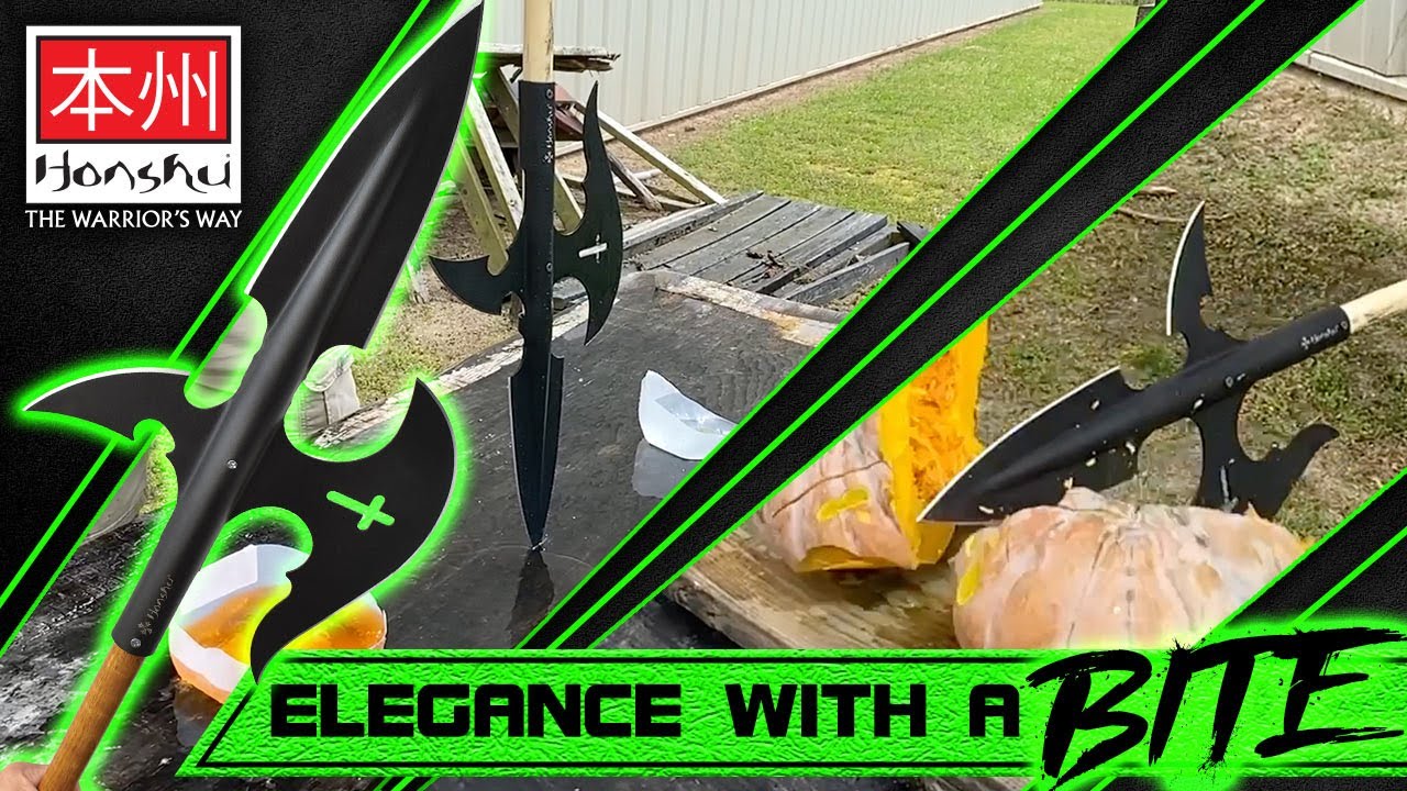 Elegance with a BITE | Honshu Halberd Spear - YouTube