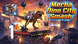 Mecha Dino City Smash - Gameplay Walkthrough Part 1 (Android, IOS) screenshot 4
