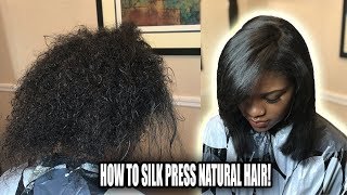 HOW TO SILK PRESS NATURAL HAIR | SECRETS THAT PRO&#39;S DON&#39;T TELL YOU!