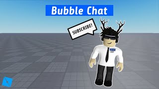 How to Enable Bubble Chat | Roblox Studio