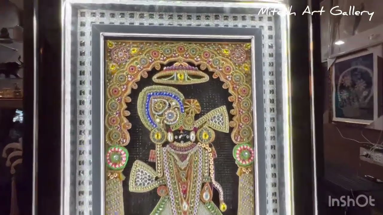 Dwarkadhish led photo frame Mitesh Art Gallery 8866607234 YouTube