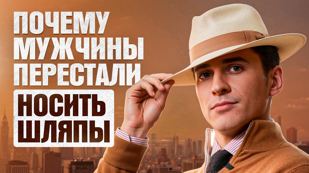 Почему мужчины перестали носить шляпы? Неожиданно...