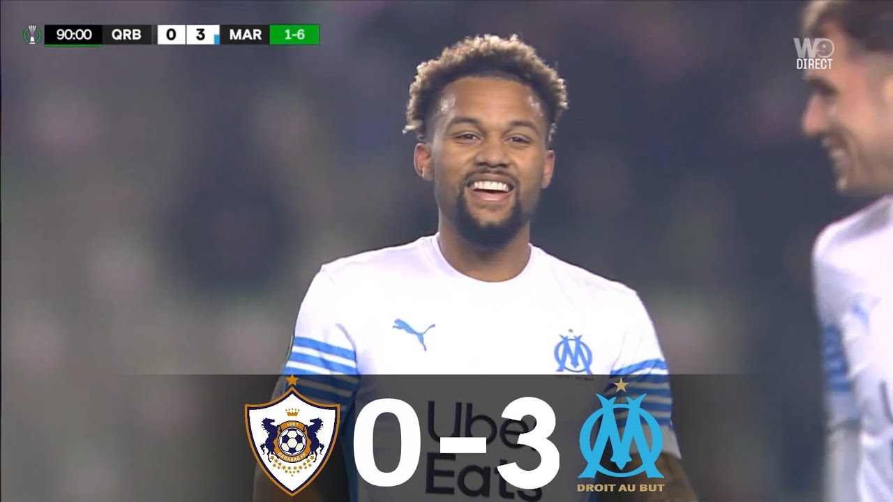 Qarabag 0-3 OM • Les buts Marseillais de Gueye, Guendouzi et Konrad ! • W9 • HD