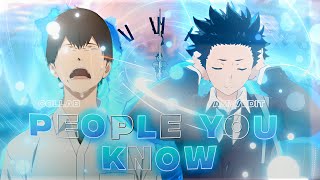 People You Know - I Want To Eat Ur Pancreas X Silent Voice「Amv/Edit」🫀💙 Resimi