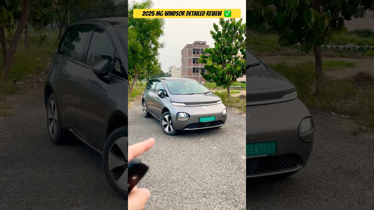 MG Windsor 2025 detailed review ✅ #shorts #ytshorts #mgwindsorev #carreview