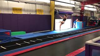 Front Tuck Step-out Through to Double Back Off Rod-floor