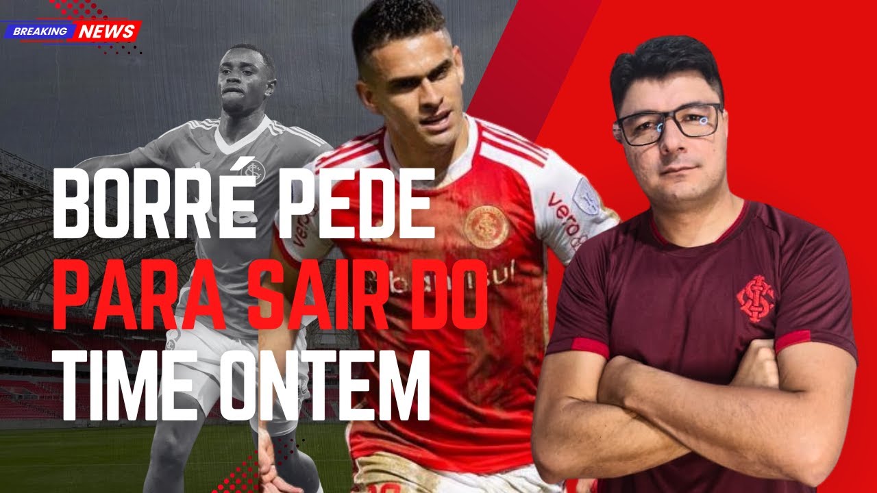 Borré pediu para sair do time na noite de ontem e abre espaço para Ricardo Mathias - 25/11/2025