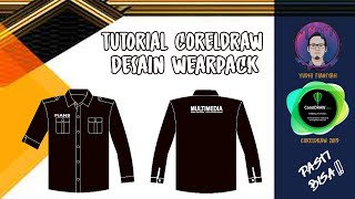 TUTORIAL COREL DRAW | MEMBUAT DESAIN BAJU/ WEARPACK