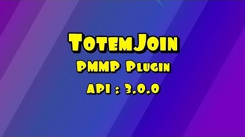 Minecraft | TotemJoin Plugin | PMMP3 Review