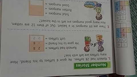 Class -1 | Maths - Number Stories | page no : 49,50