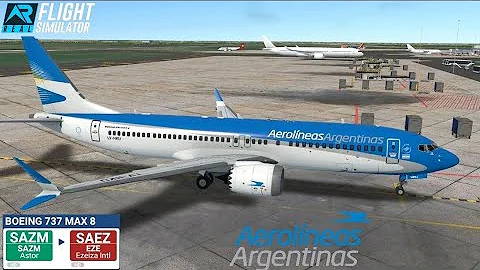 Real Flight Simulator | Astor Piazzolla Airport (SAZM) - Ezeiza Airport (SAEZ)