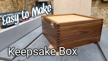 Easy to Make Keepsake Box with Box Joints