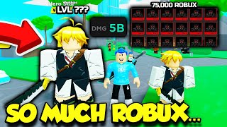 I Spent INSANE ROBUX To Get TONS OF LEVELS On My MYTHICAL In Anime Fighters Simulator! (Roblox)