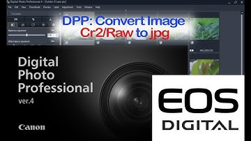 Digital Photo Professional (DPP) 4: Convert Image Cr2 to Jpg