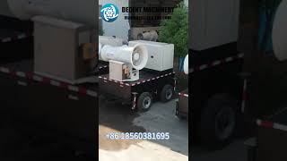 How does a fog cannon effectively suppress dust at industrial sites #dustsuppression #fogcannon