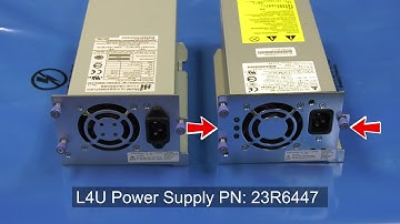 IBM 3573 (TS3100/TS3200) Power Supply Replacement Video