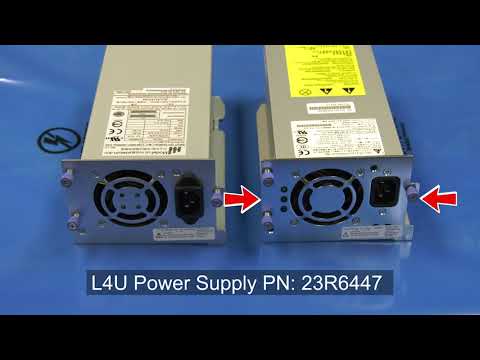 L33ページ IBM 3573 (TS3100/TS3200) Power Supply Replacement Video