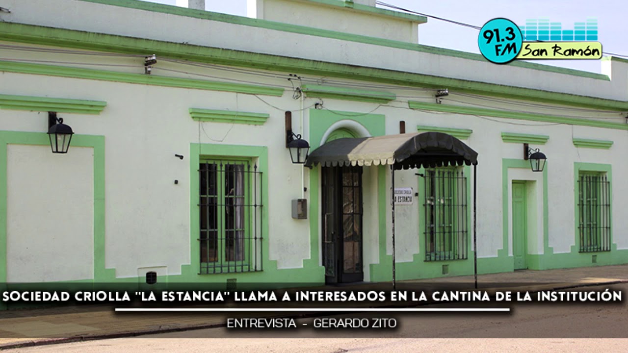 Sociedad Criolla "La Estancia" llama a interesados en la cantina de la