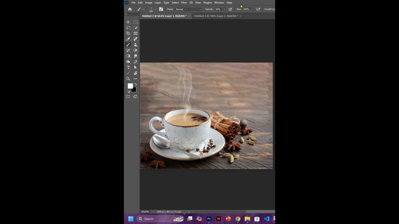 Realistic Smoke brush in Photoshop
