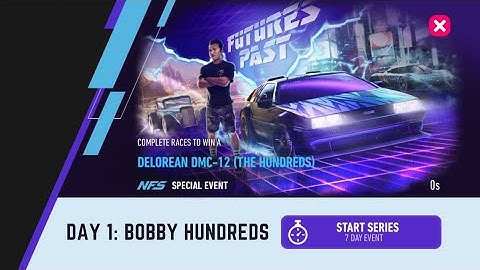 DELOREAN DMC-12 | Futures Past - Day 1 (Bobby Hundreds) | NFS: No Limits