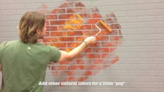 How to Repaint Brick Paneling for a Realistic effect