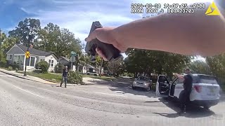 Jacksonville Police Officer Shoots Man Wielding Knife in Street