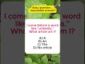 I come before a word like ‘umbrella.’ What article am I?” – IQ VistaX #shorts