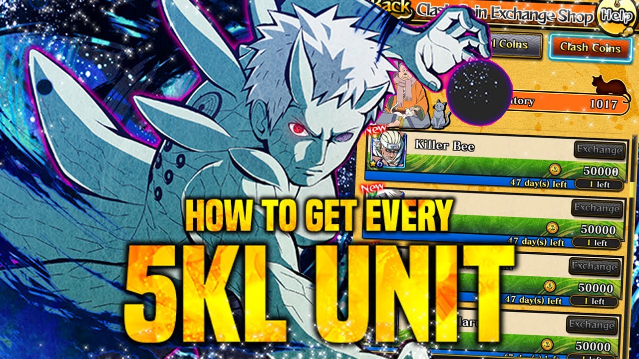 THEY FINALLY DID IT! How To Get Every 5KL Unit | Naruto Ultimate Ninja Blazing