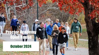 Proctor Academy Open House October 2024