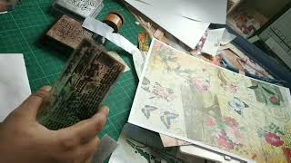 EPHEMERA WALLET :With 8 pockets and 10 journal cards #2